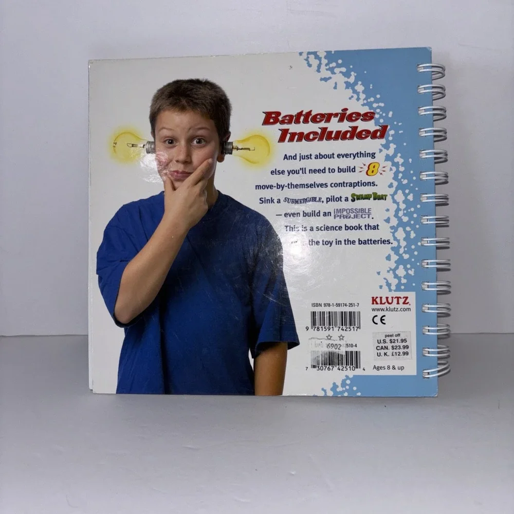 Klutz Battery Science Make Widgets That Work and Gadgets That Go Sealed
